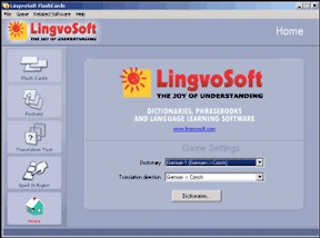 LingvoSoft FlashCards German <-> Czech for Windows 1.5.10 screenshot